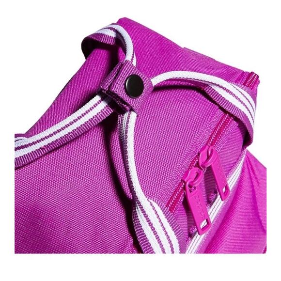 ADIDAS UNISEX INSULATED SQUAD LUNCH BAG WITH MULTIPLE CARRYING OPTIONS FUCHSIA - Picture 4 of 5